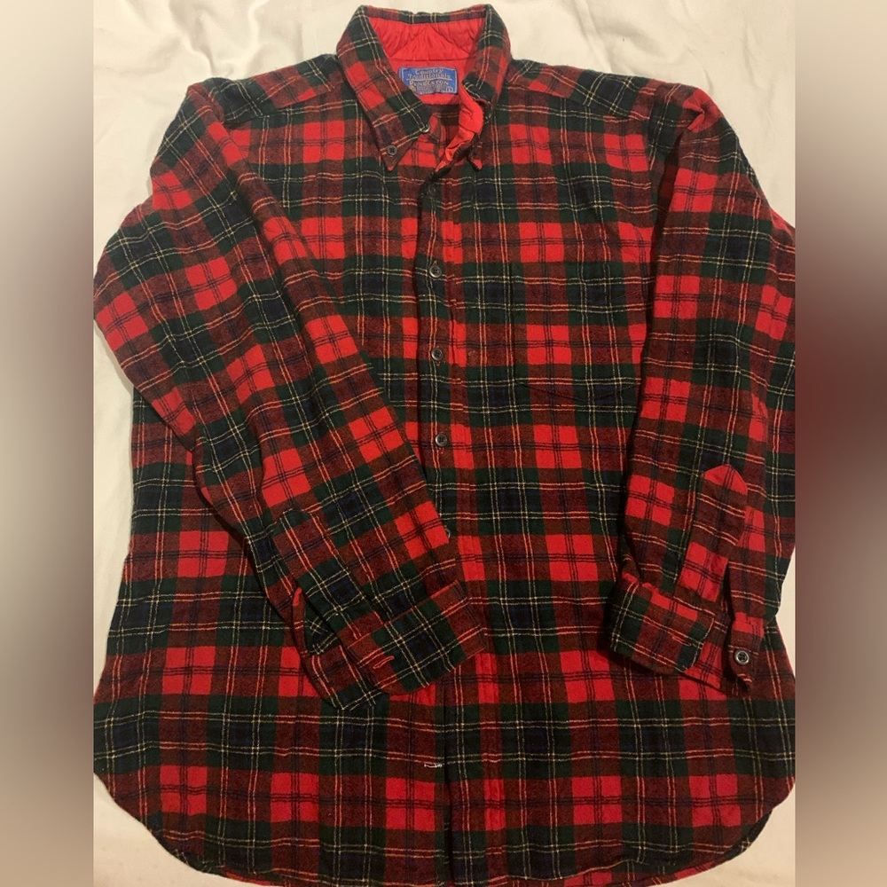 Pendleton vintage wool pocket front.